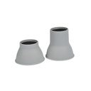 Jeu de 4 sur-élévateurs Jumbo 9cm