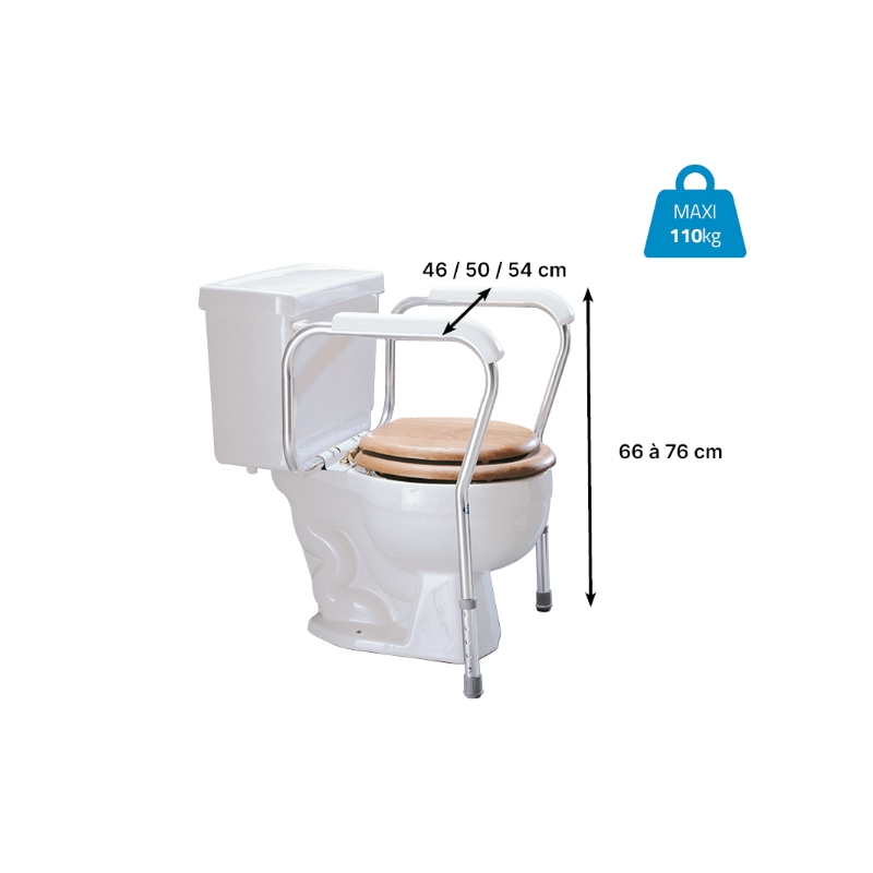 Accoudoirs de toilette LUMEX