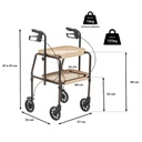 Desserte de table roulante